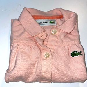 Baby girl Lacoste polo shirt